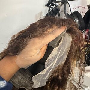 Brown Lace Front Women's Hair Wig - Unbranded